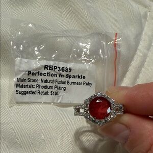 Bomb Party July Birthday Ring RBP3689 Perfection in Sparkle